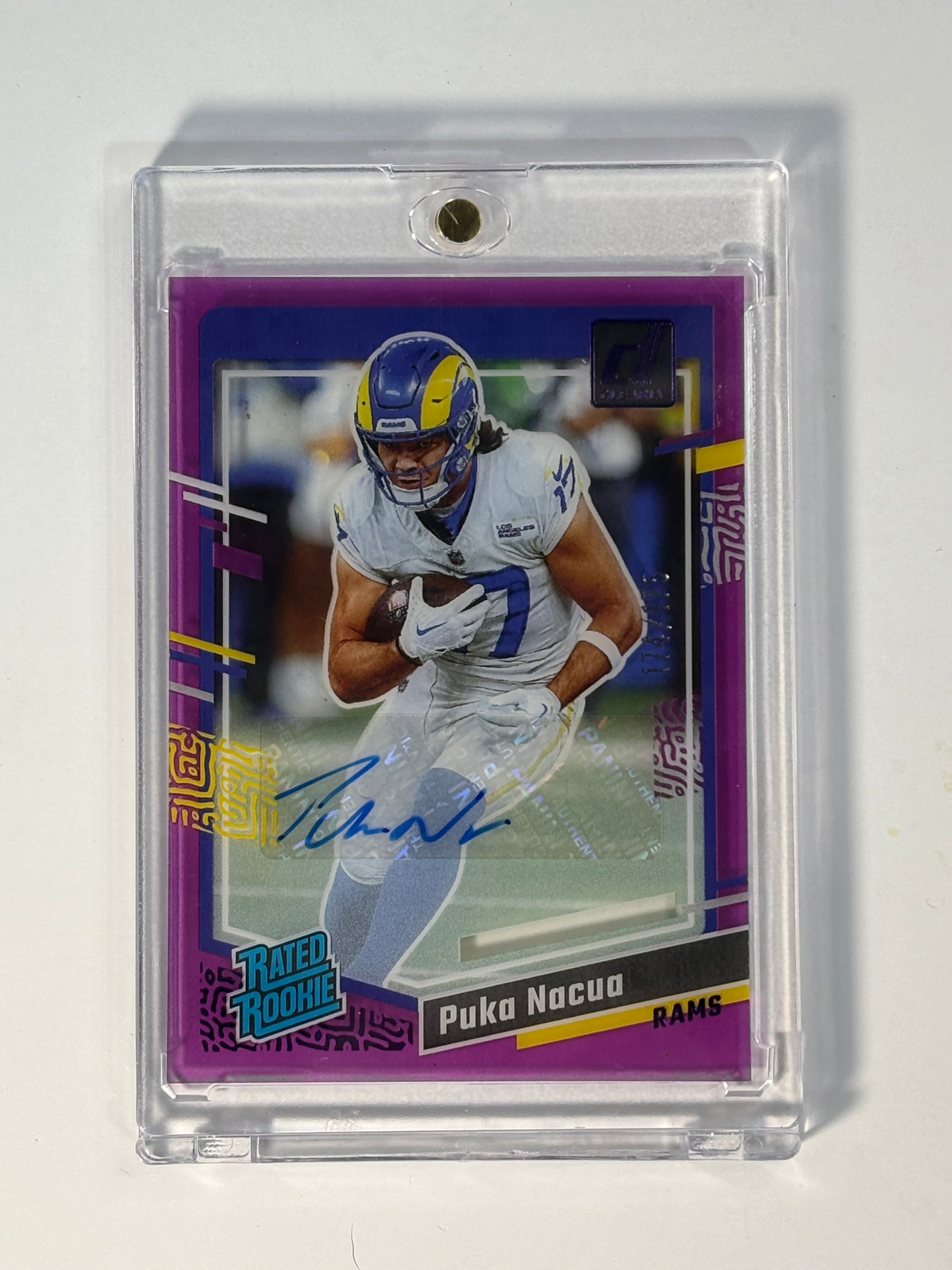 Puka Nacua Clearly Rated rookie auto /175