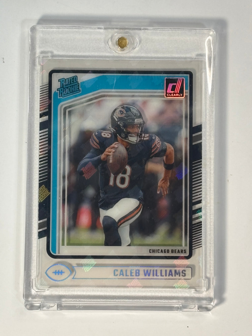 Caleb Williams Clearly rated rookie logo