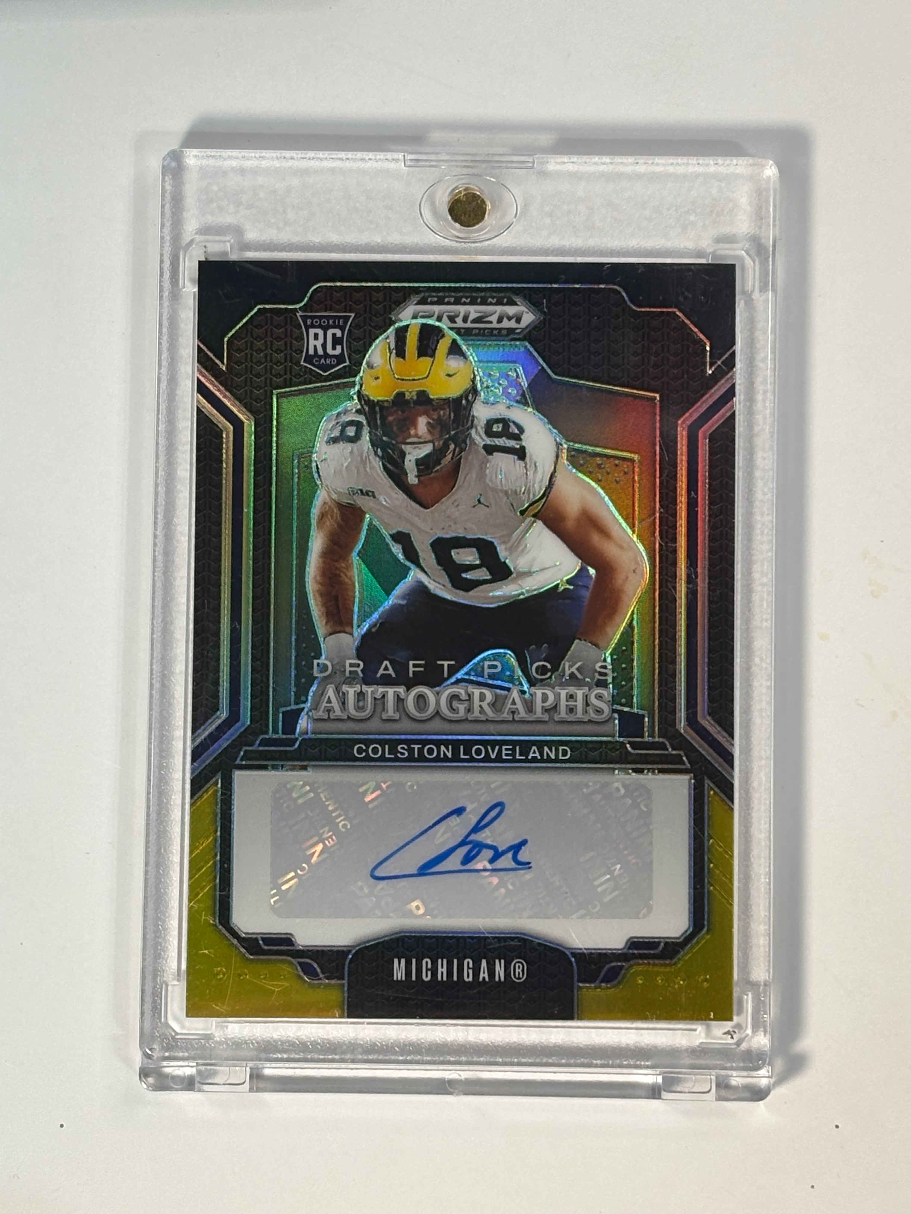 Colston Loveland Prizm Draft Black Gold Auto /5