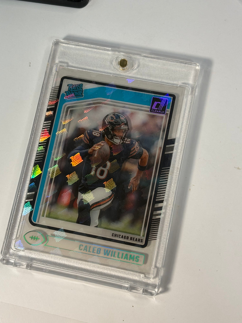 Caleb Williams Clearly rated rookie logo