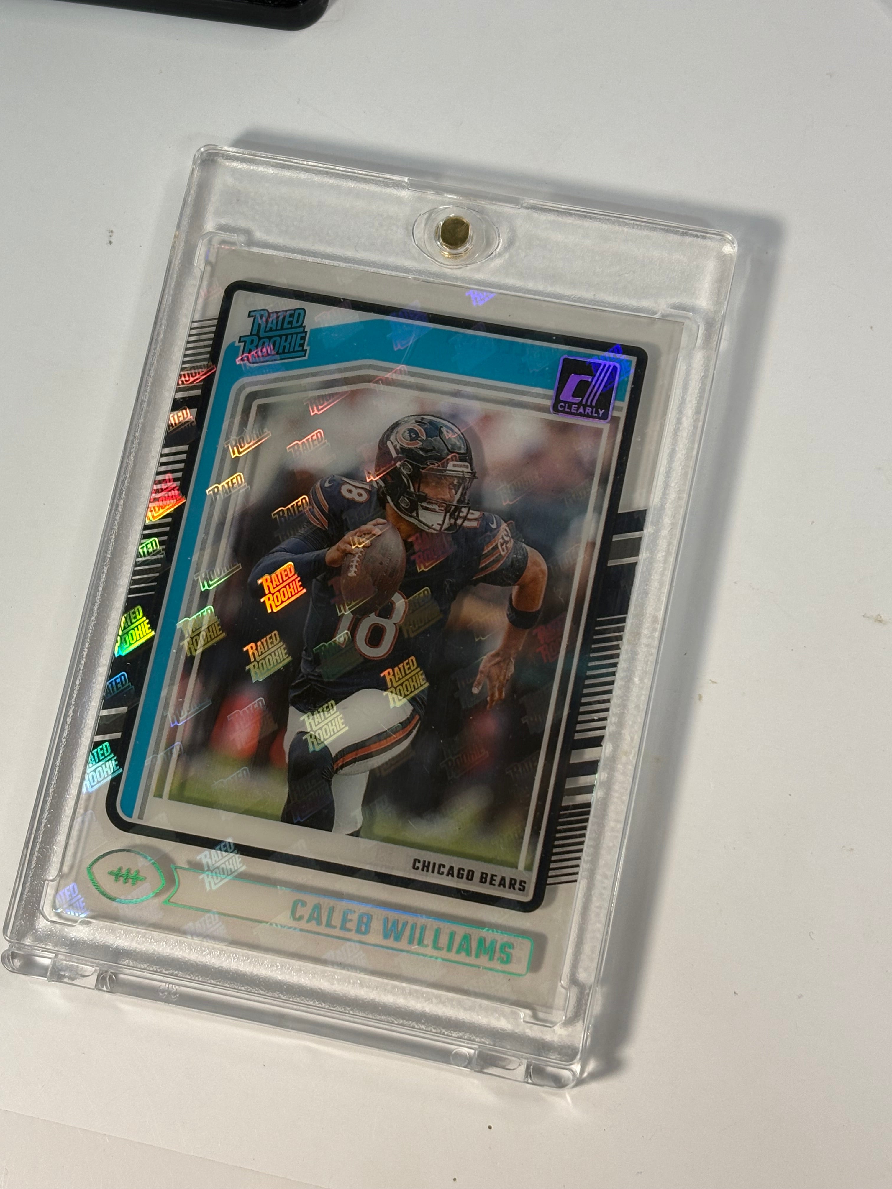 Caleb Williams Clearly rated rookie logo