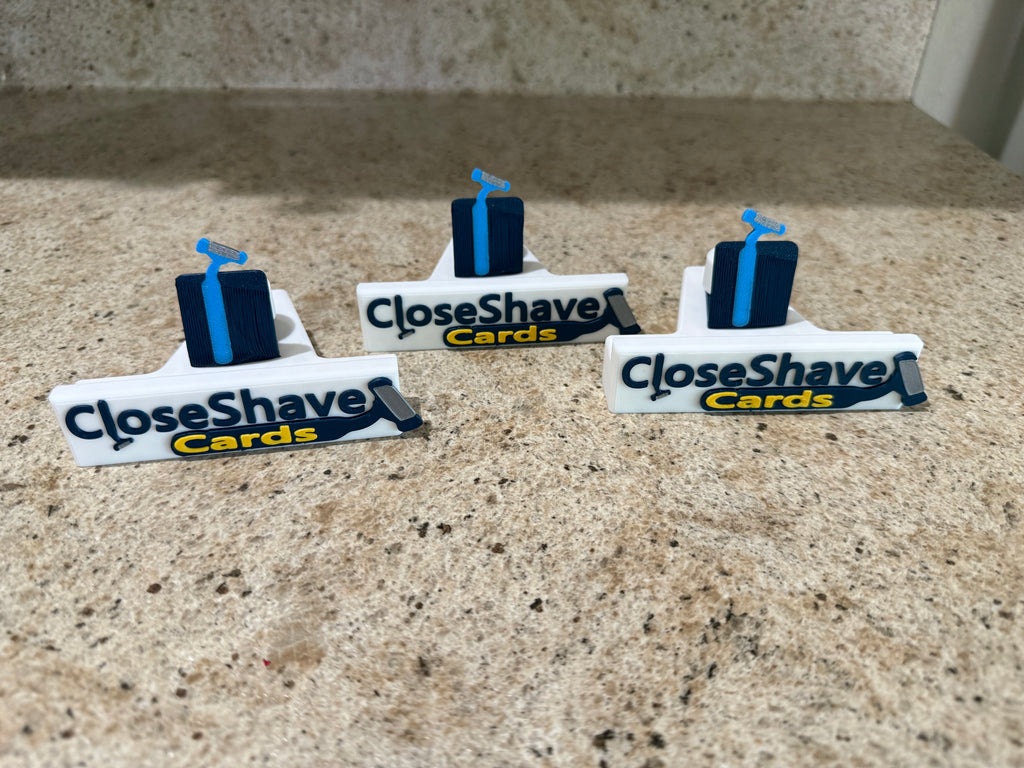 Custom 3D Printed Card Stand