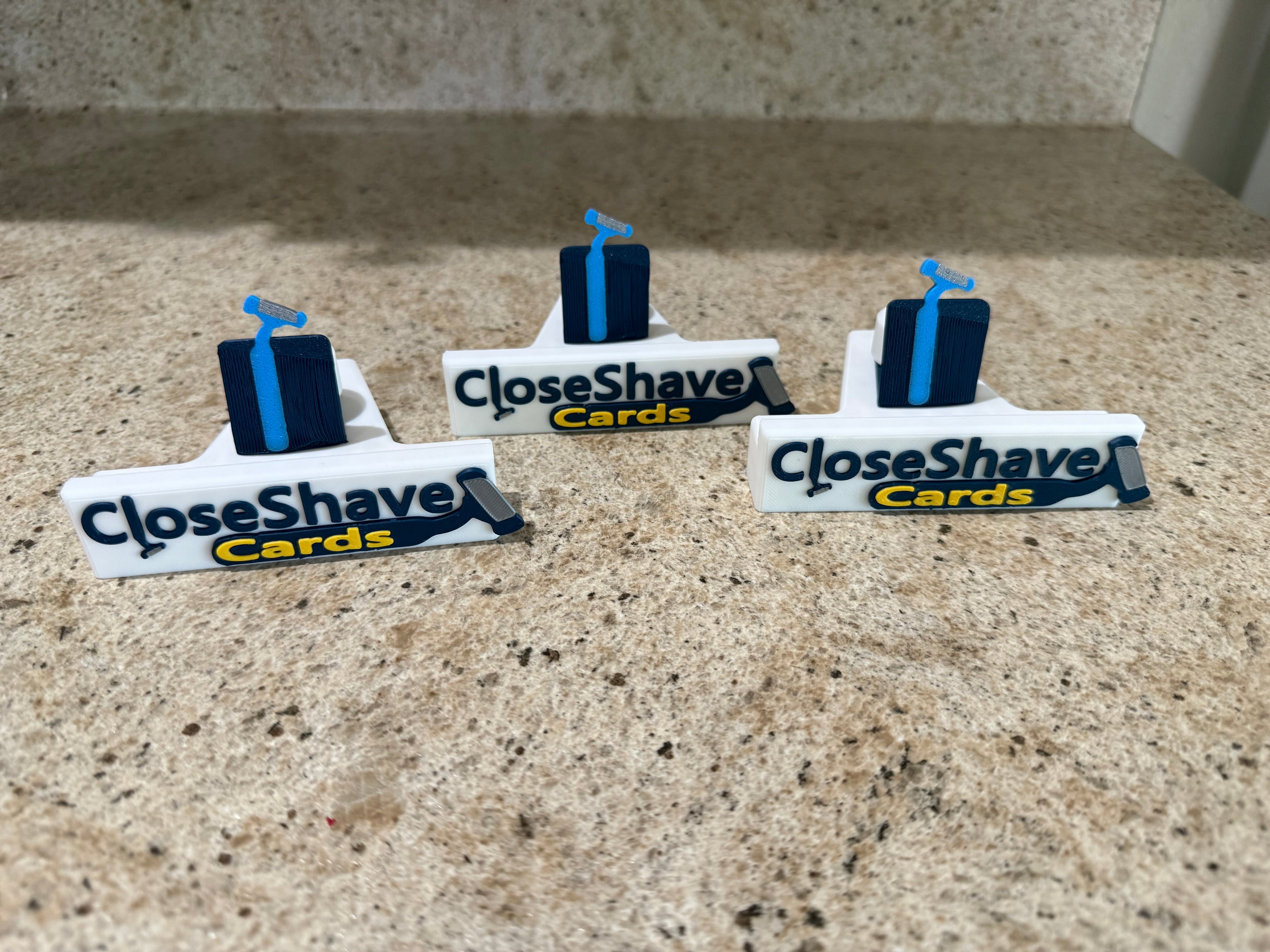 Custom 3D Printed Card Stand