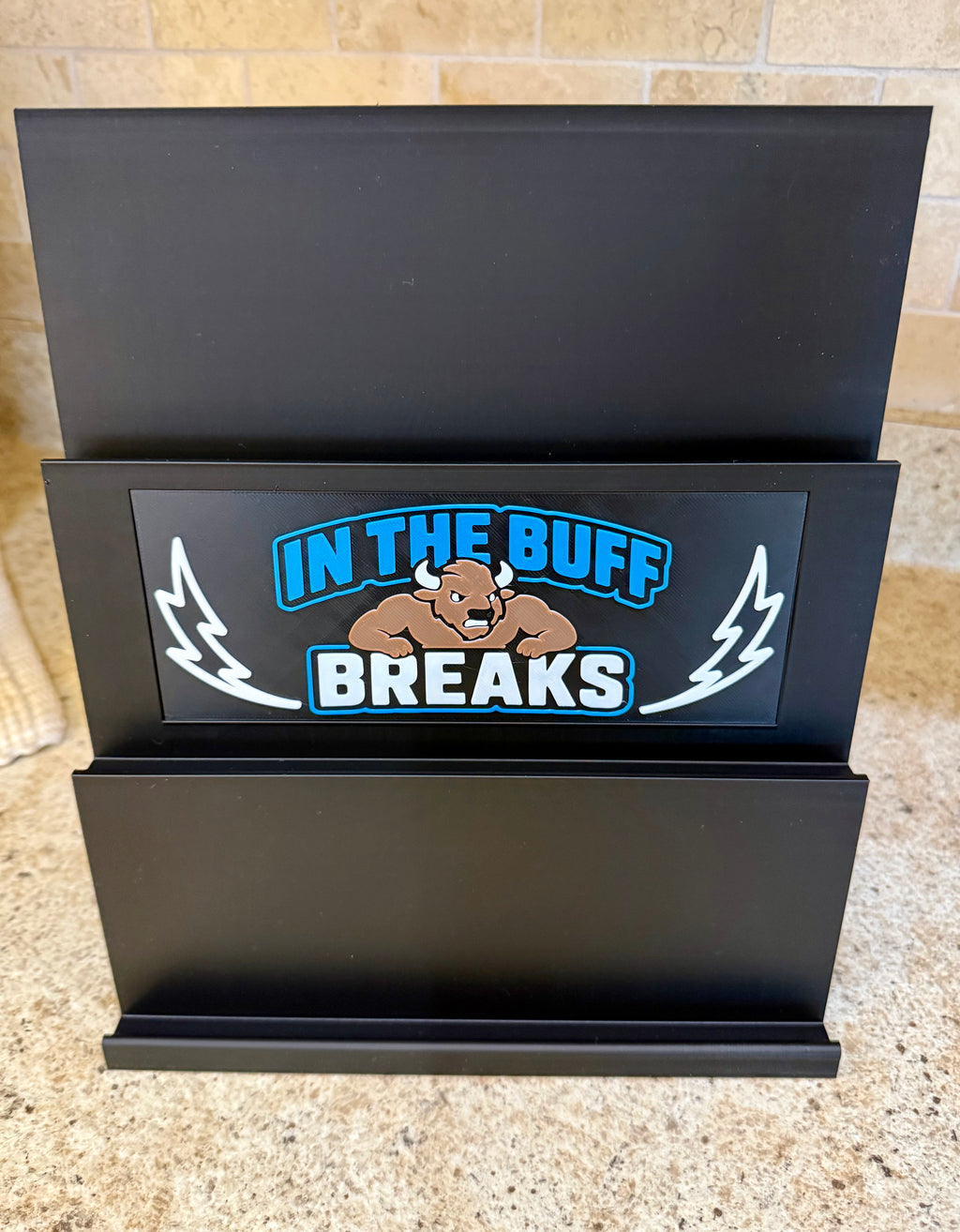 3D Printed Custom 3 Tier Backwall Breakers Wall Display