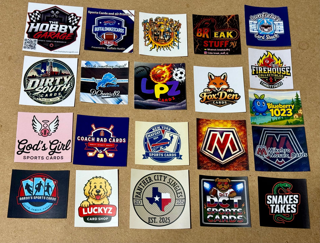 100 Pack of Custom Stickers