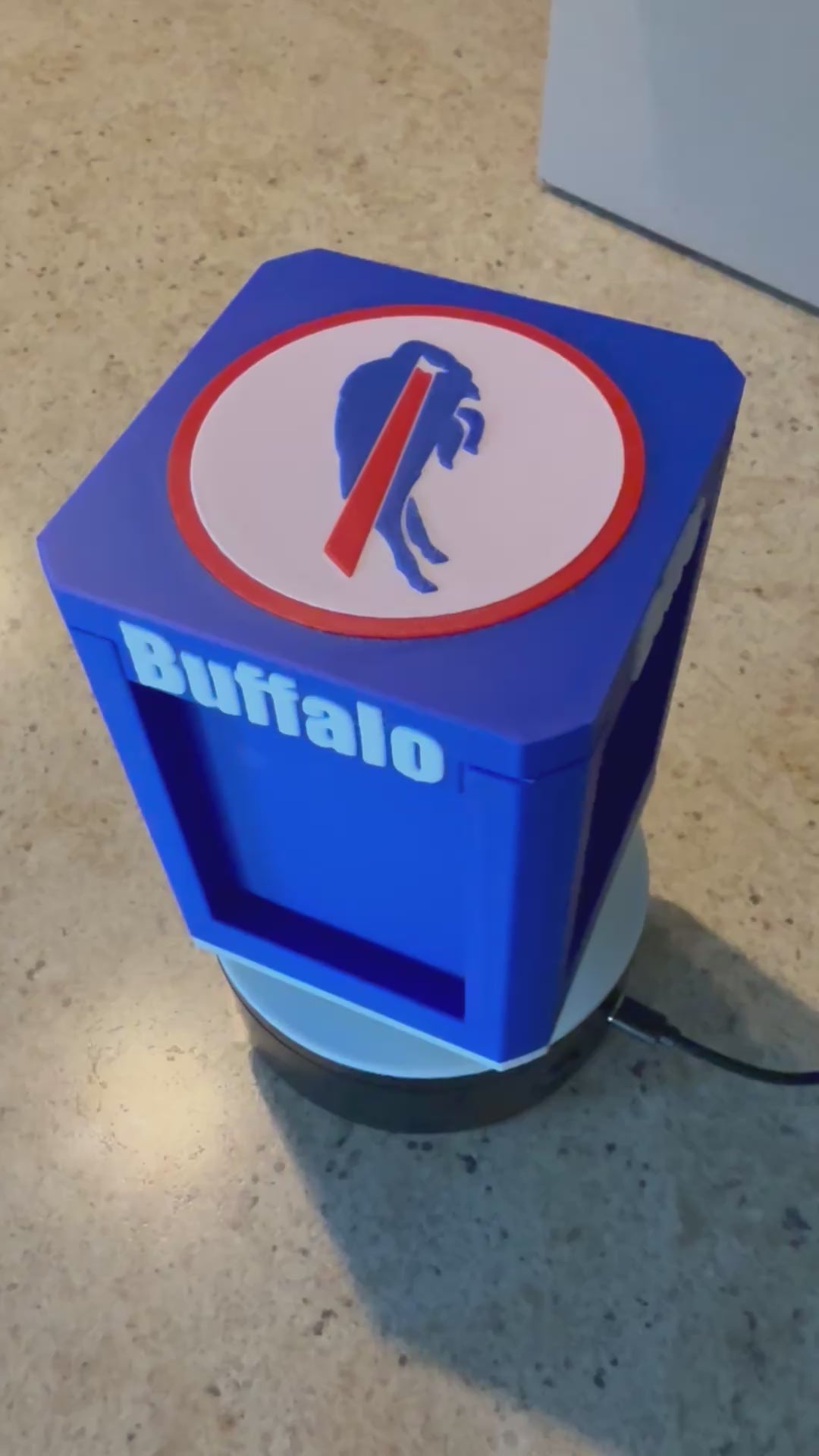 Spinning display motor